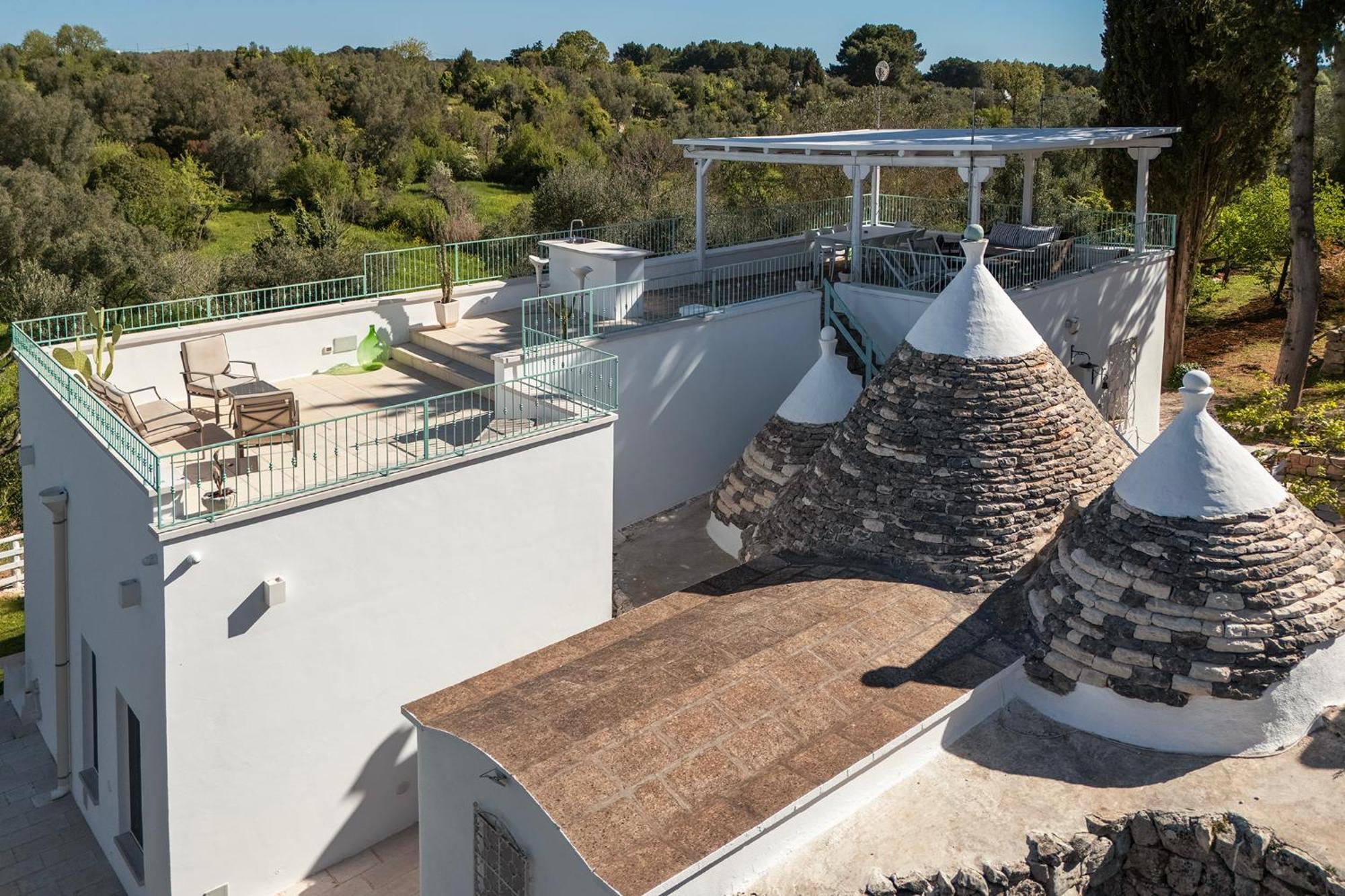切列梅萨皮卡Trullo Turchese Fabiola别墅 外观 照片